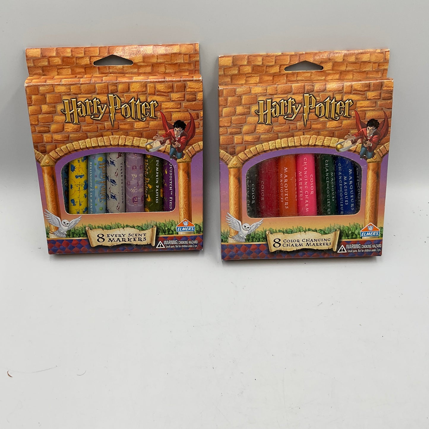 Vintage 2001 Harry Potter Elmer Scented Markers 2 sets