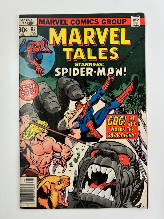 Marvel Tales Starring The Amazing Spider-Man #82 Vintage 1977 Marvel Group Comic Book