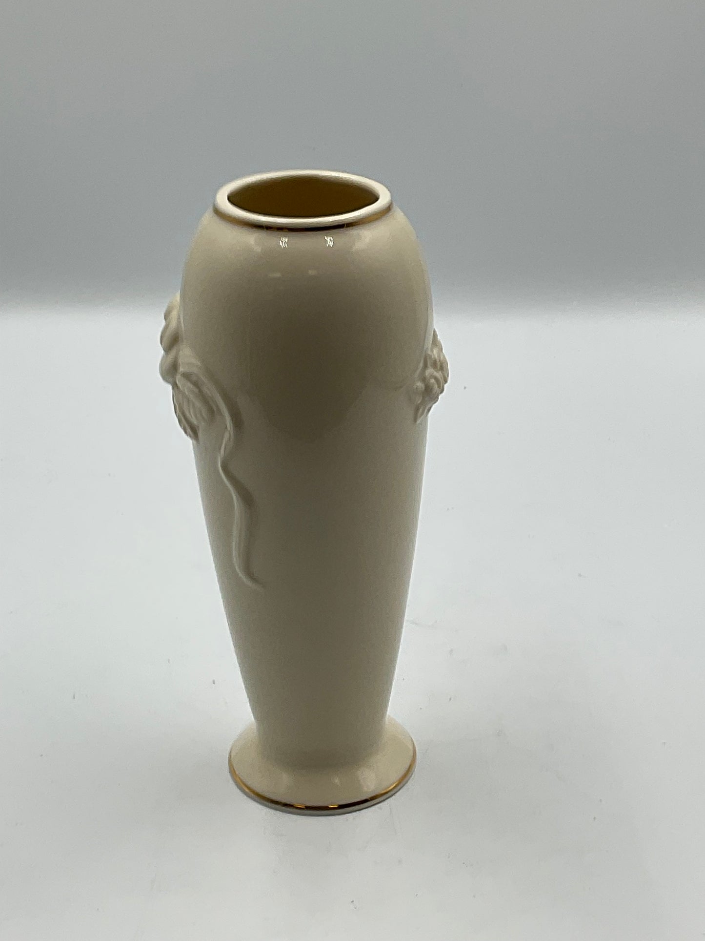 Lenox Rose Blossom Ivory Porcelain Vase