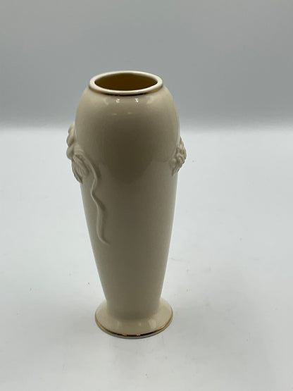 Lenox Rose Blossom Ivory Porcelain Vase