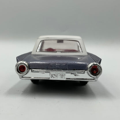 1/43 Scale Grey 1961 Ford Thunderbird Die-Cast Scale Model Replica Car