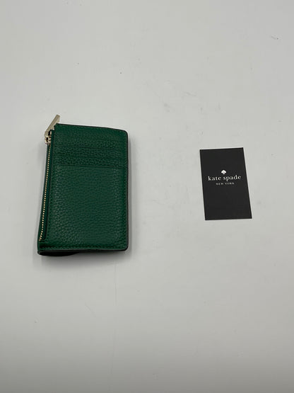 Kate Spade New York Forest Green Pebble Design Leather Wallet