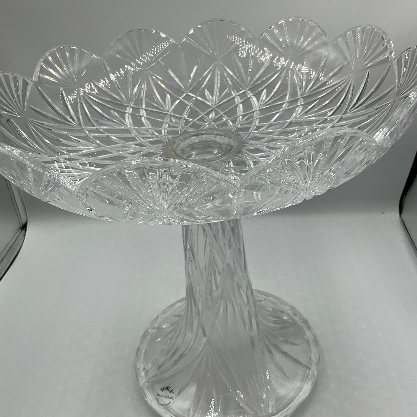 Vintage Towle Lead Crystal Centerpiece Bowl