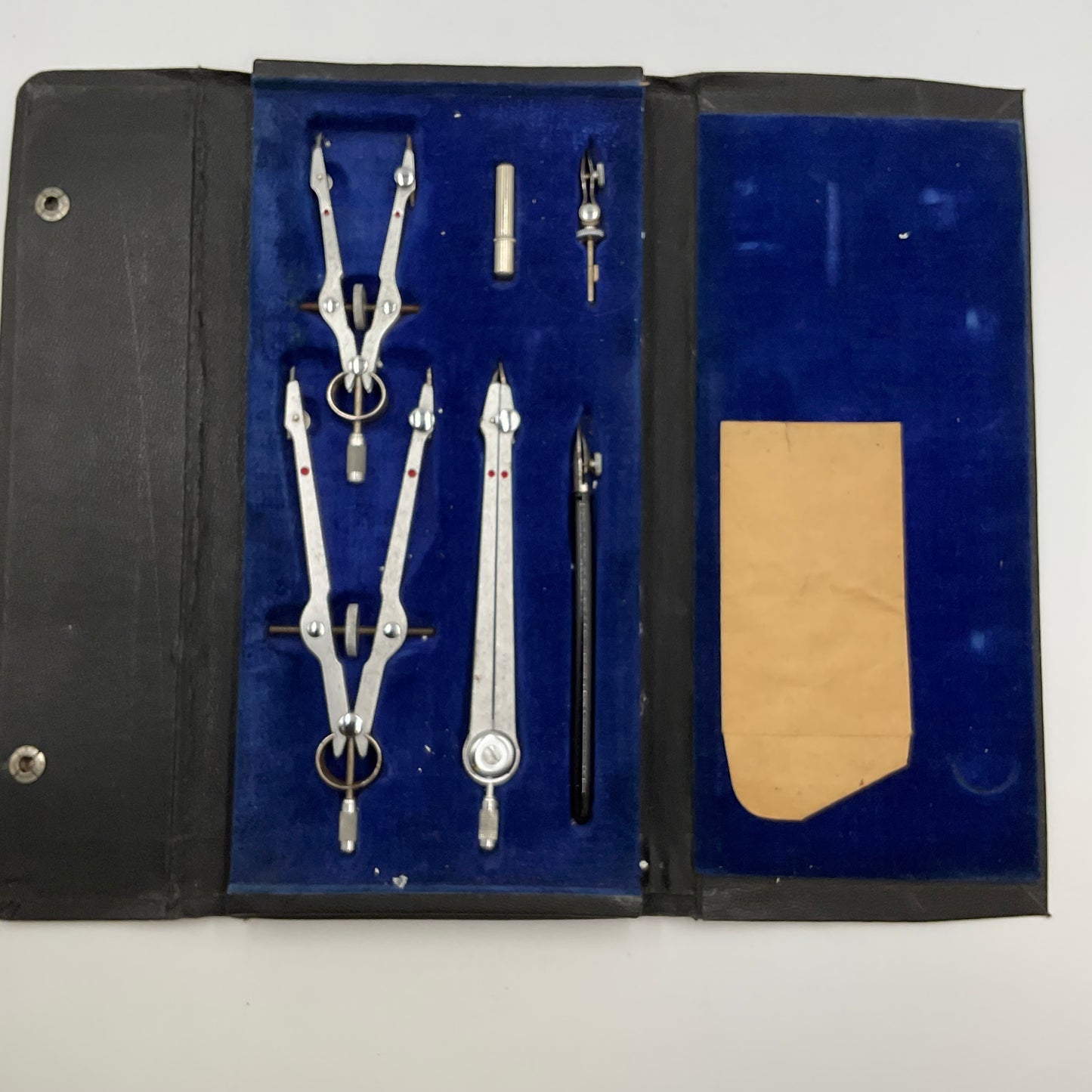 Vintage Vemco Drafting Tool Set In Case p314