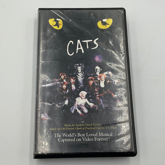 Cats The Musical Vintage 1998 VHS Video Tape Andrew Lloyd Webber