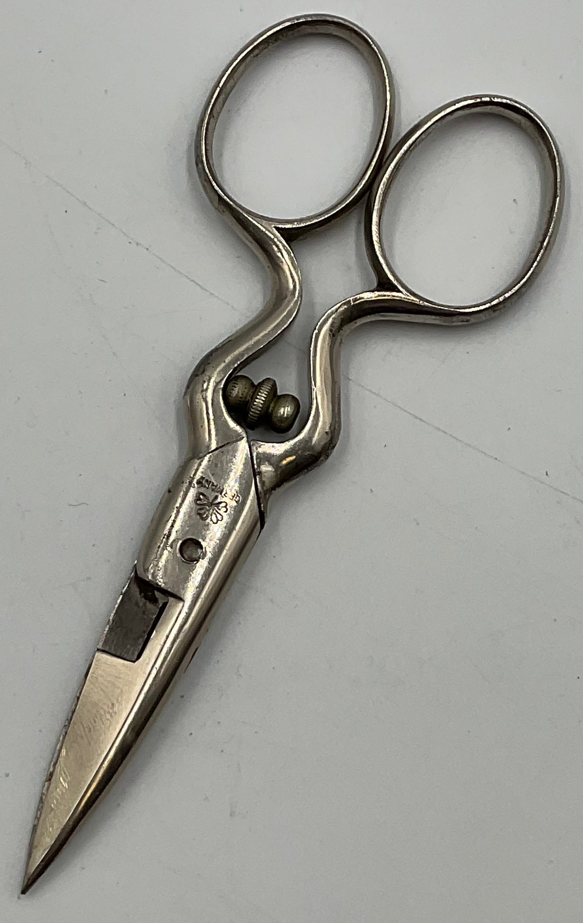 W.H. Morley & Sons Antique Button Hole Scissors Made In Germany