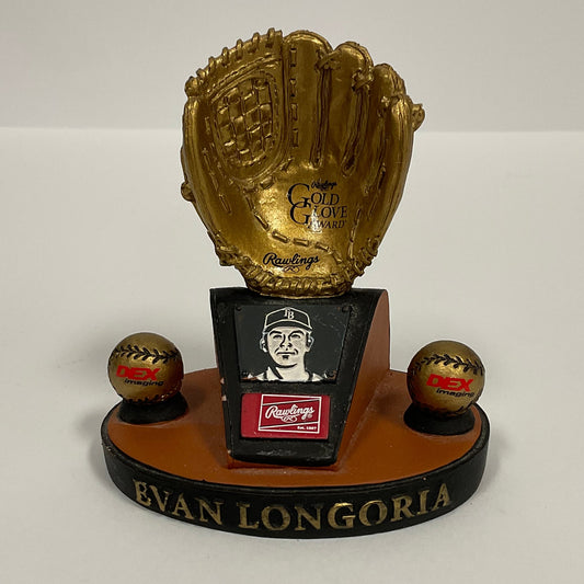 Evan Longoria Replica Mini Gold Glove Award 2010 MLB Tampa Bay Rays