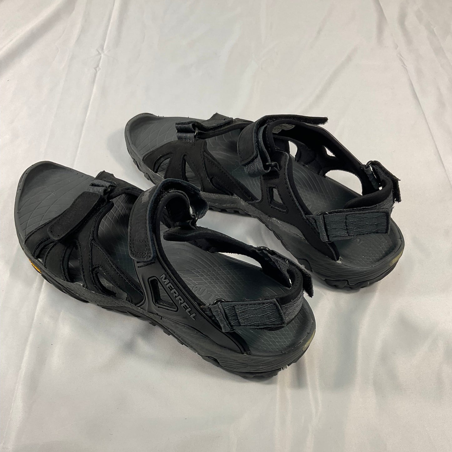 Merrell Men's Breakwater Strap Sport Sandal Size 12 Black Vibram