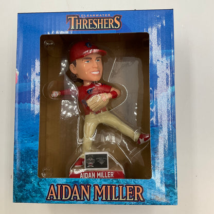 Not Opened Limited Edition Aidan Miller Bobblehead #9 Clearwater Threshers