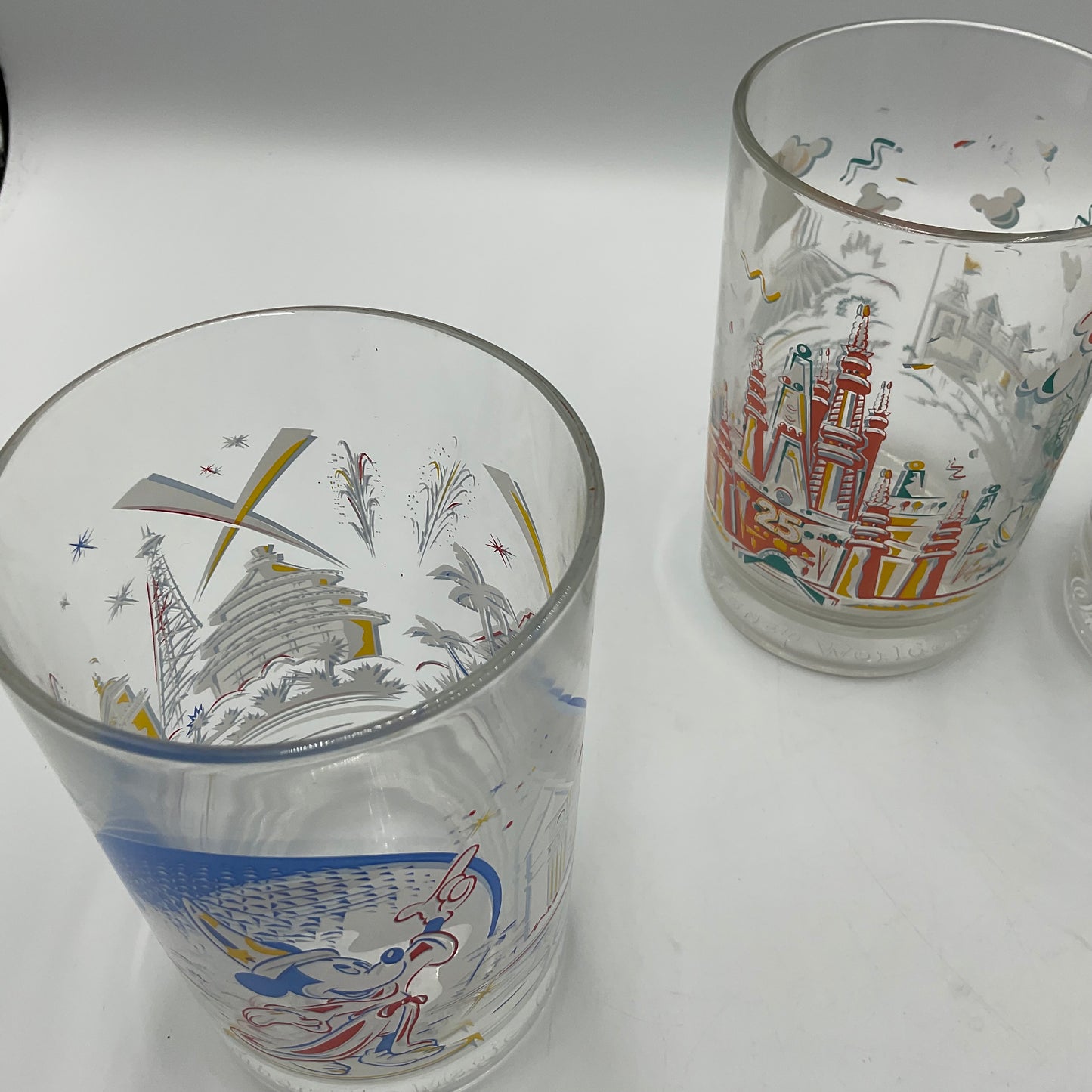 1996 McDonald’s Walt Disney World 25Th Anniversary Tumblers Set Of 4