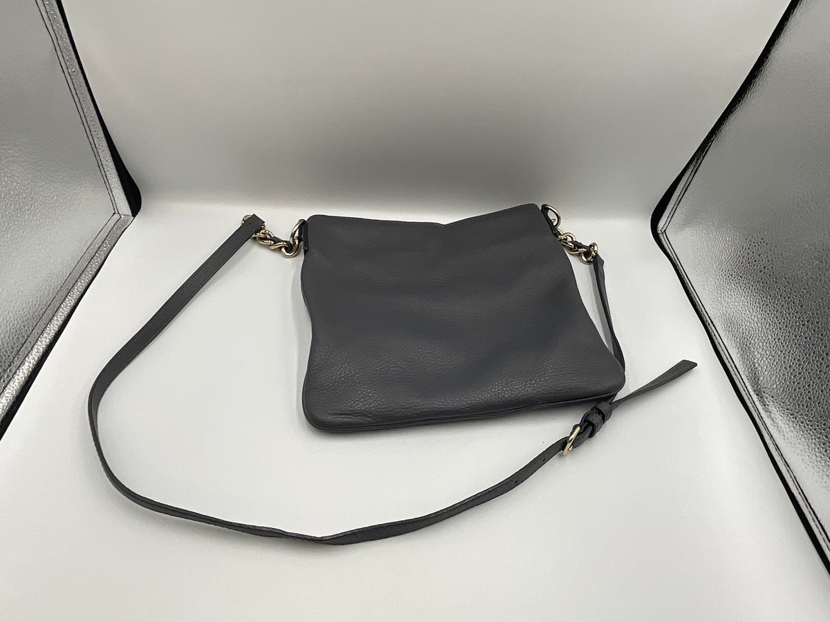 Kate Spade New York Jackson Street Melisse Leather Crossbody Bag in the Horizon Blue (navy) colorway