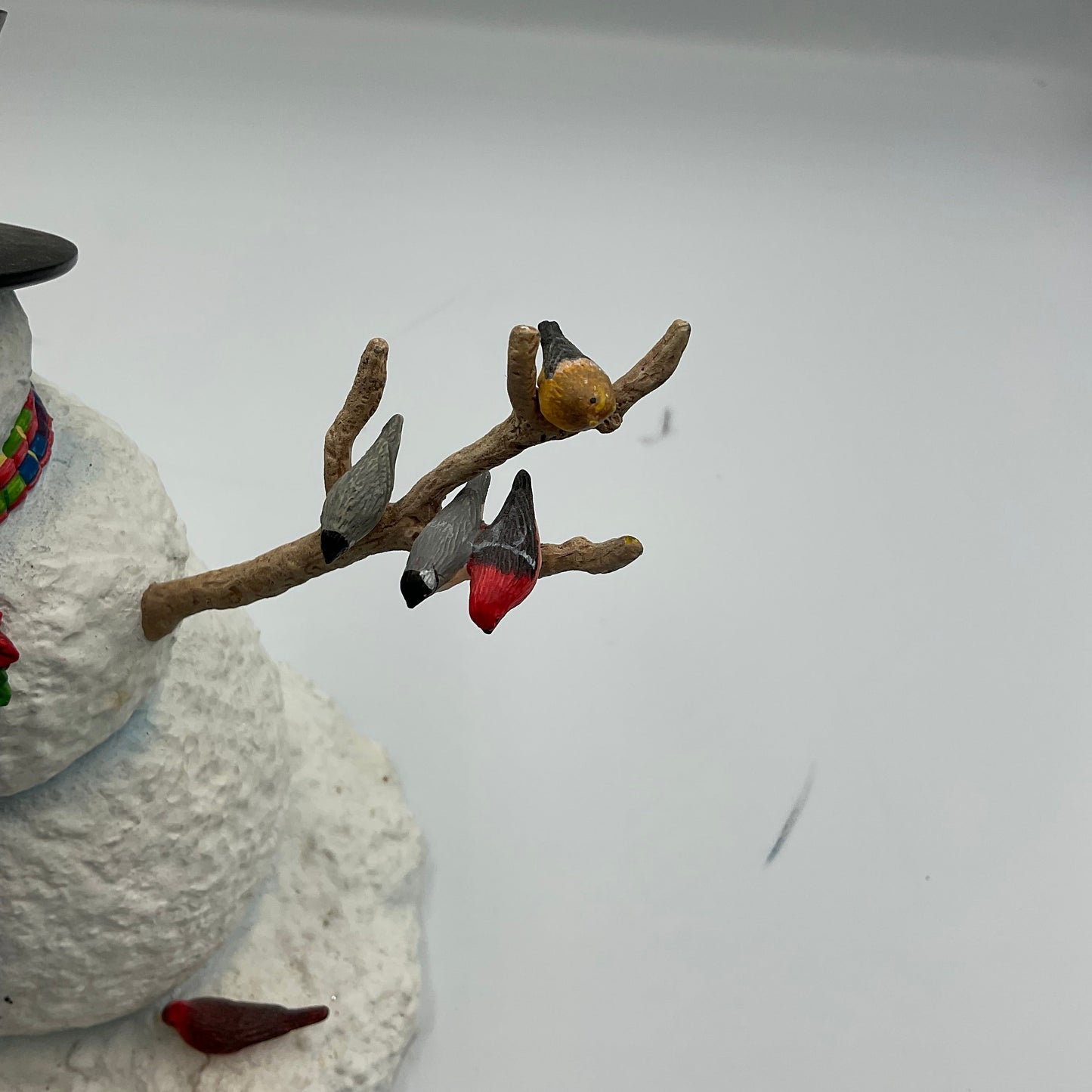 Lenox Feathered Friends Snowman & Birds Lynn Bywaters Figurine