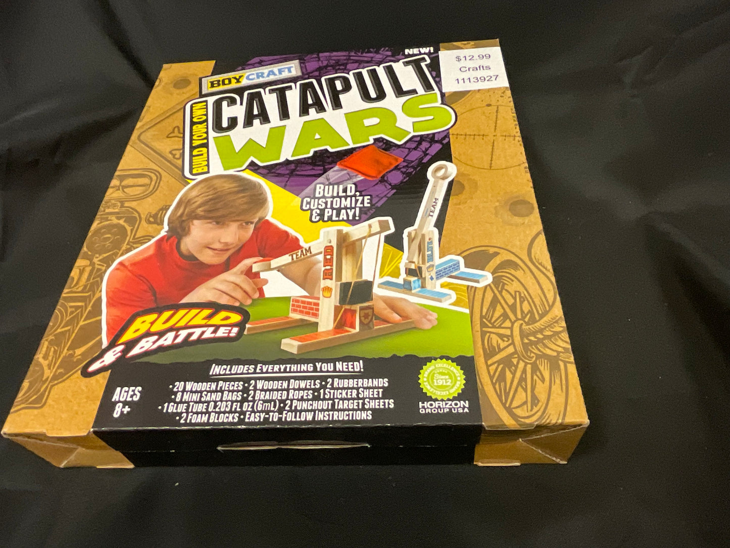 Catapult Wars Boy Craft Toy Build Your Own Build & Battle New in Box