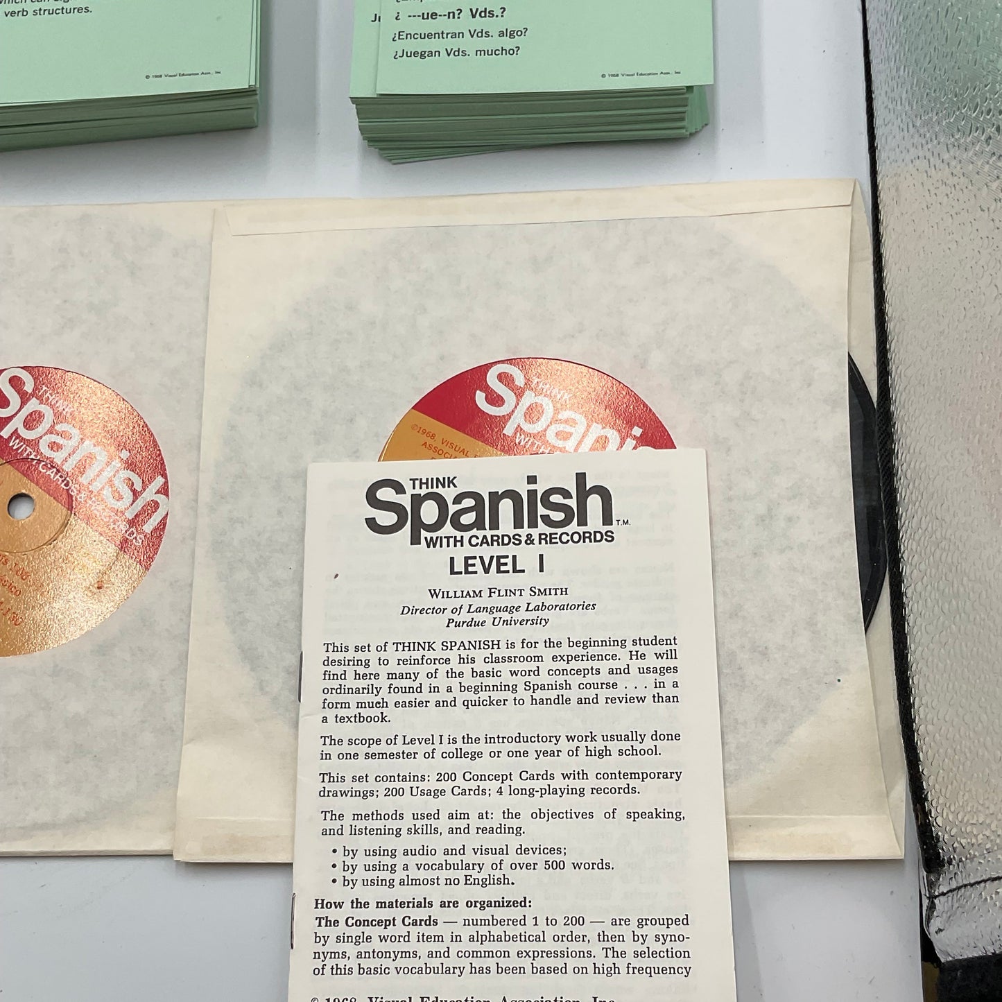 Ready JB Think Spanish with Cards & Records Level 1 Vis-ED