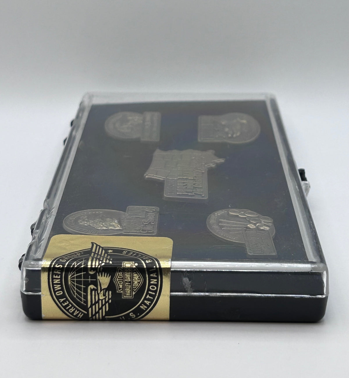 Harley Davidson Posse Ride Pin Collection Vintage 2004 Lower 48 Owner Group Hog Sealed Original Case