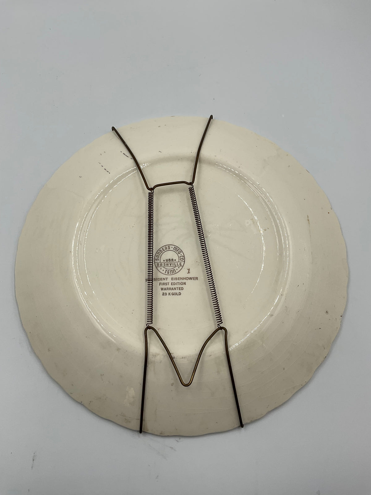 Vintage Salem China General President Eisenhower 1st Edition Souvenir Plate