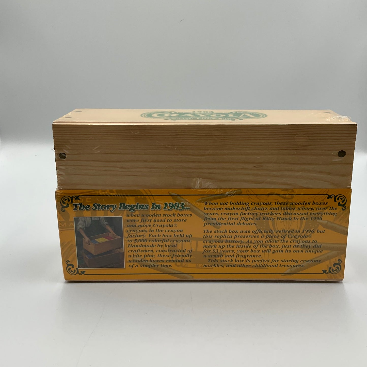 Vintage 1997 Edition Crayola 1903 Stock Box With 72 Crayons New Unopened