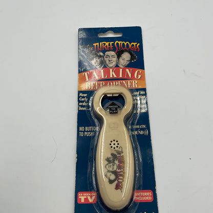 2003 Vintage The Three Stooges Talking Beer Bottle Opener