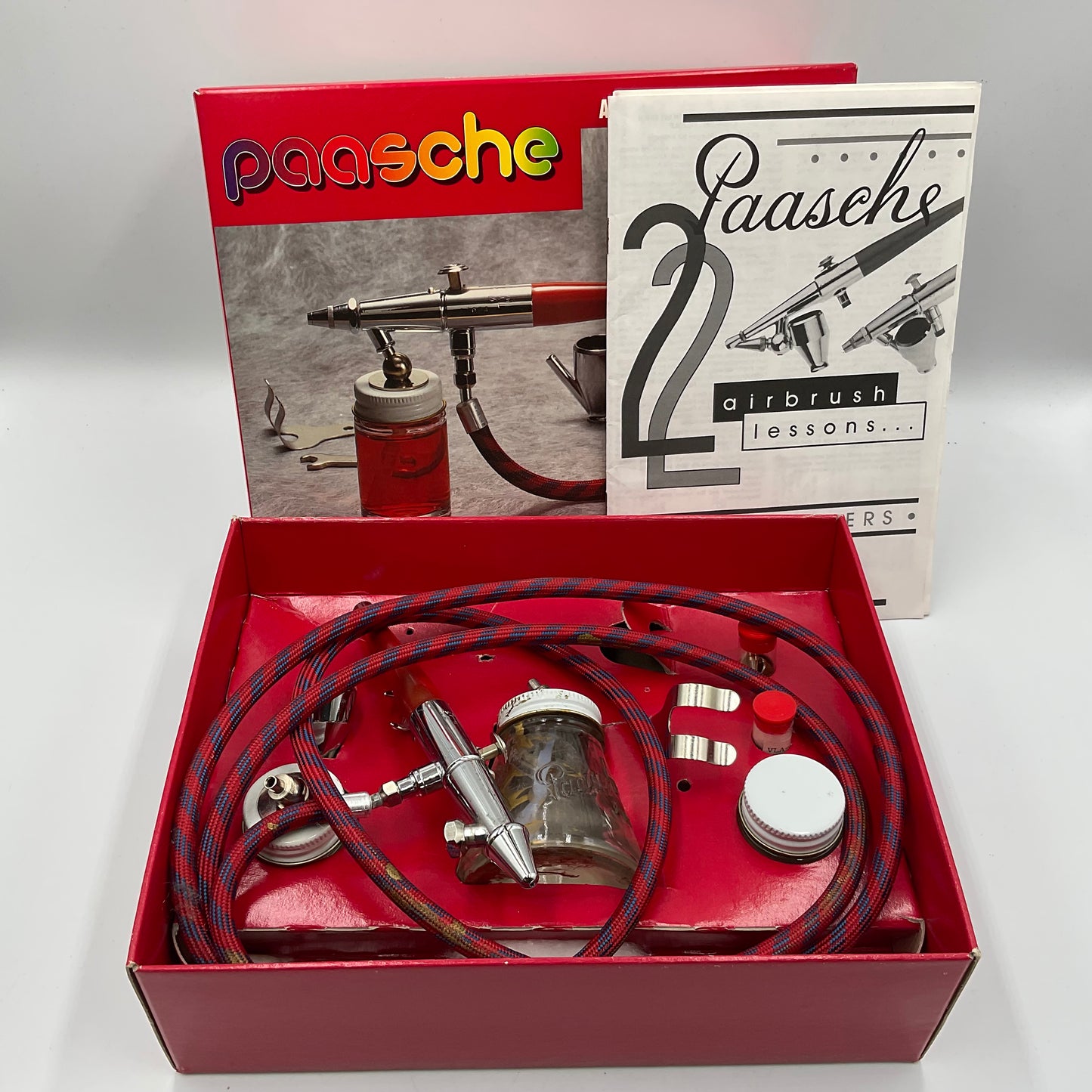 Paasche Air Brush Set Double Action Internal Mix