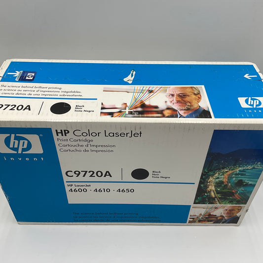 HP Color LaserJet Black Print Cartridge C9720A 4600 4610 4650 Brand New