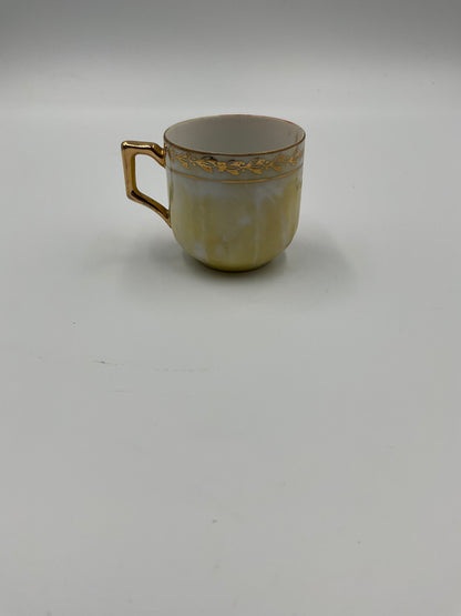 Vintage Rudolf Wächter Porcelain 2 Sugar Bowls and Tea Cups