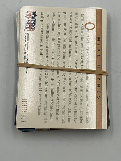 NFL Pro Set Trading Cards Lot of 37
