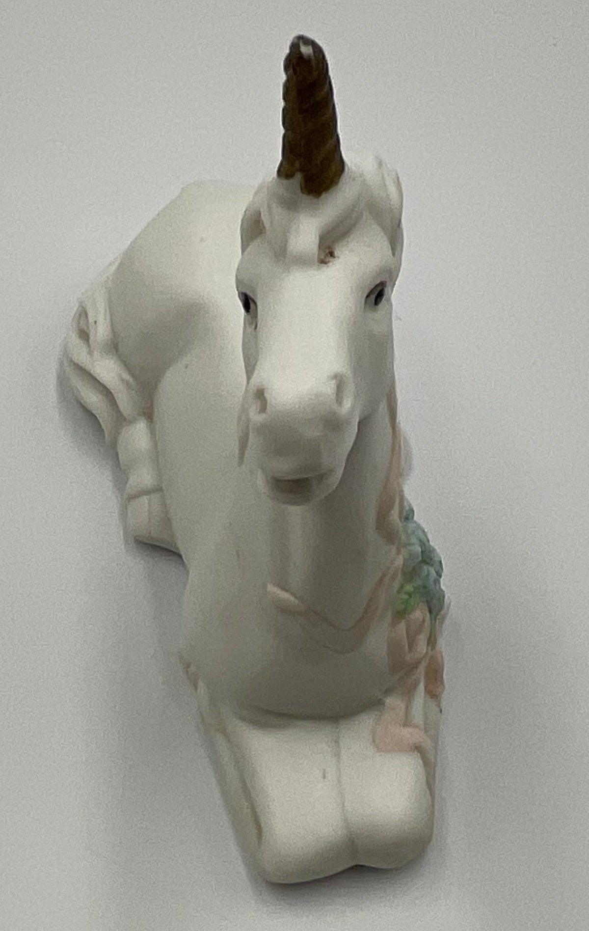 Vintage Ceramic Lying Unicorn figurine