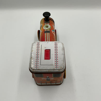 Vintage Coca-Cola Train Engine Tin Container