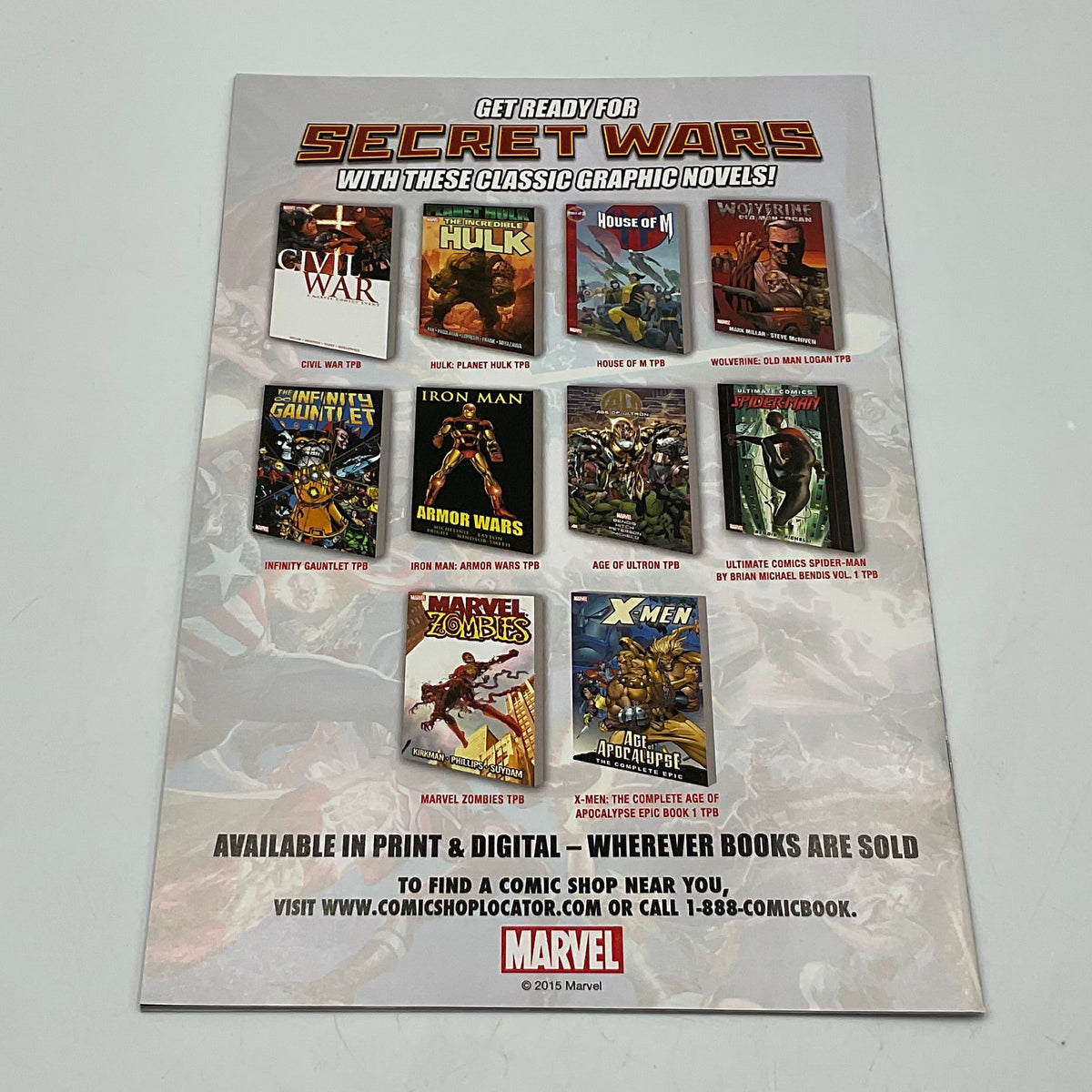 Marvel True Believers Age of Ultron #1 2015 Comic Book