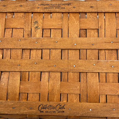 Longaberger Large Rectangle Wooden Basket