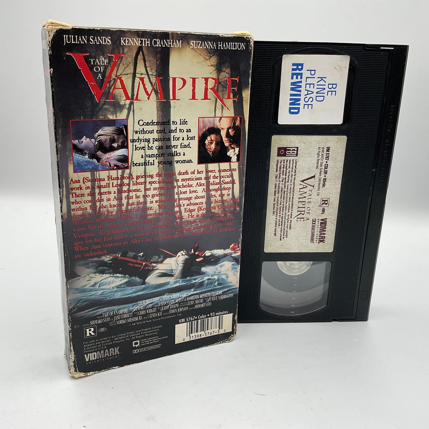 Tales Of A Vampire VHS Tape