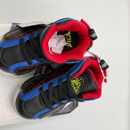 Fila Kids Grant Hill 2 Black Red Boys Shoe Size 6 Infants New with Tags