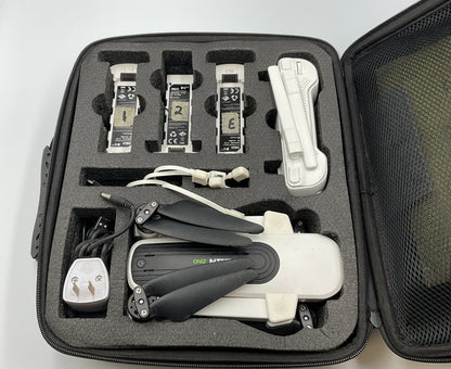Hubsan Zino H117S 4K GPS Drone 3 Batteries Controller Charger Carry Case