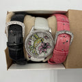 Victoria Wieck Beverly Hills Crystal Humming Bird Leather Band