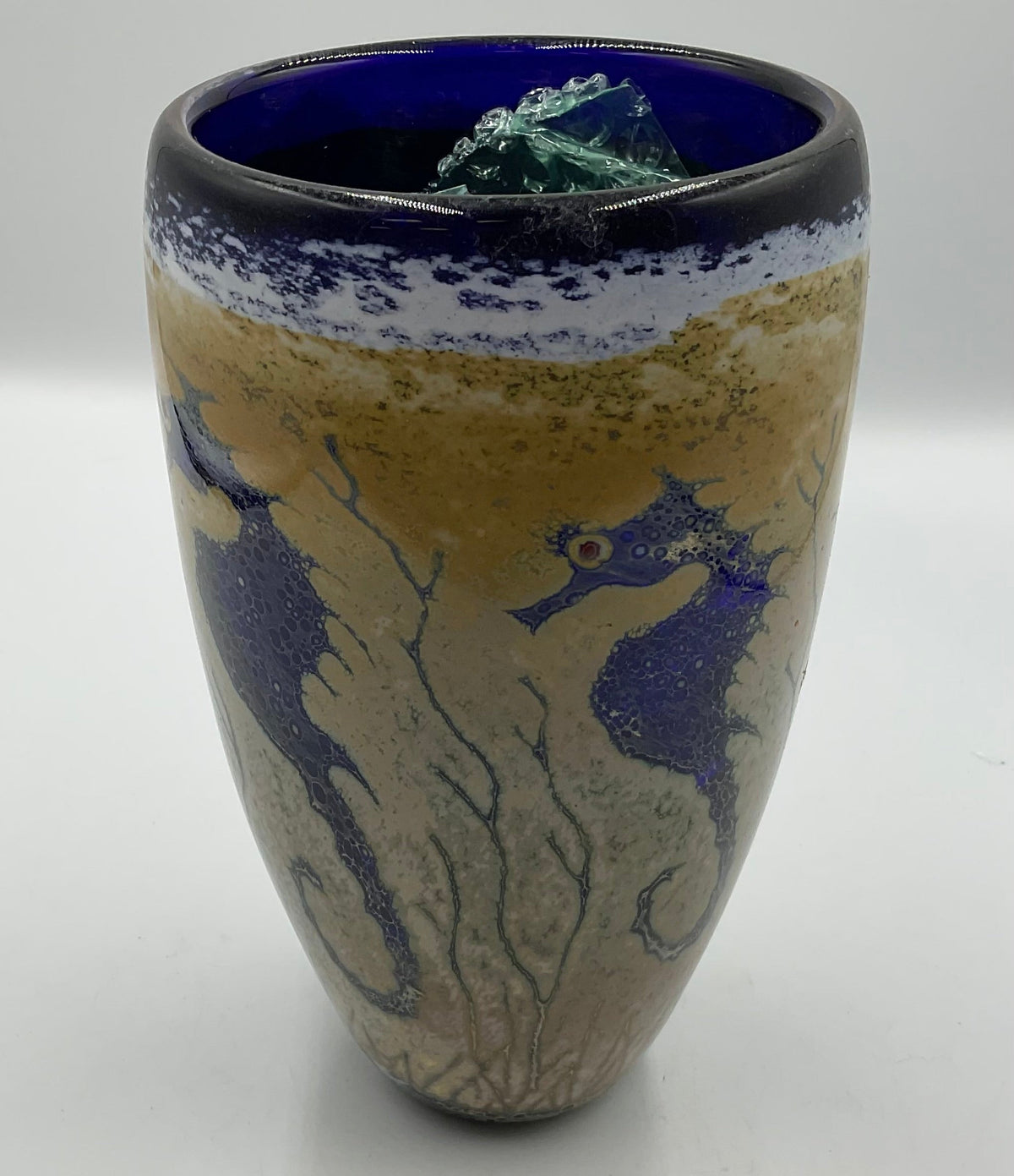 An American Craftman Bendzunas Cobalt Blue Vase