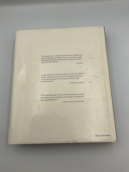 Jacques Cousteau The Ocean World Vintage Hardcover 1985 Book