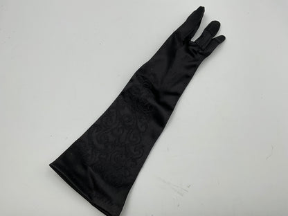 Vintage Black opera-length evening gloves