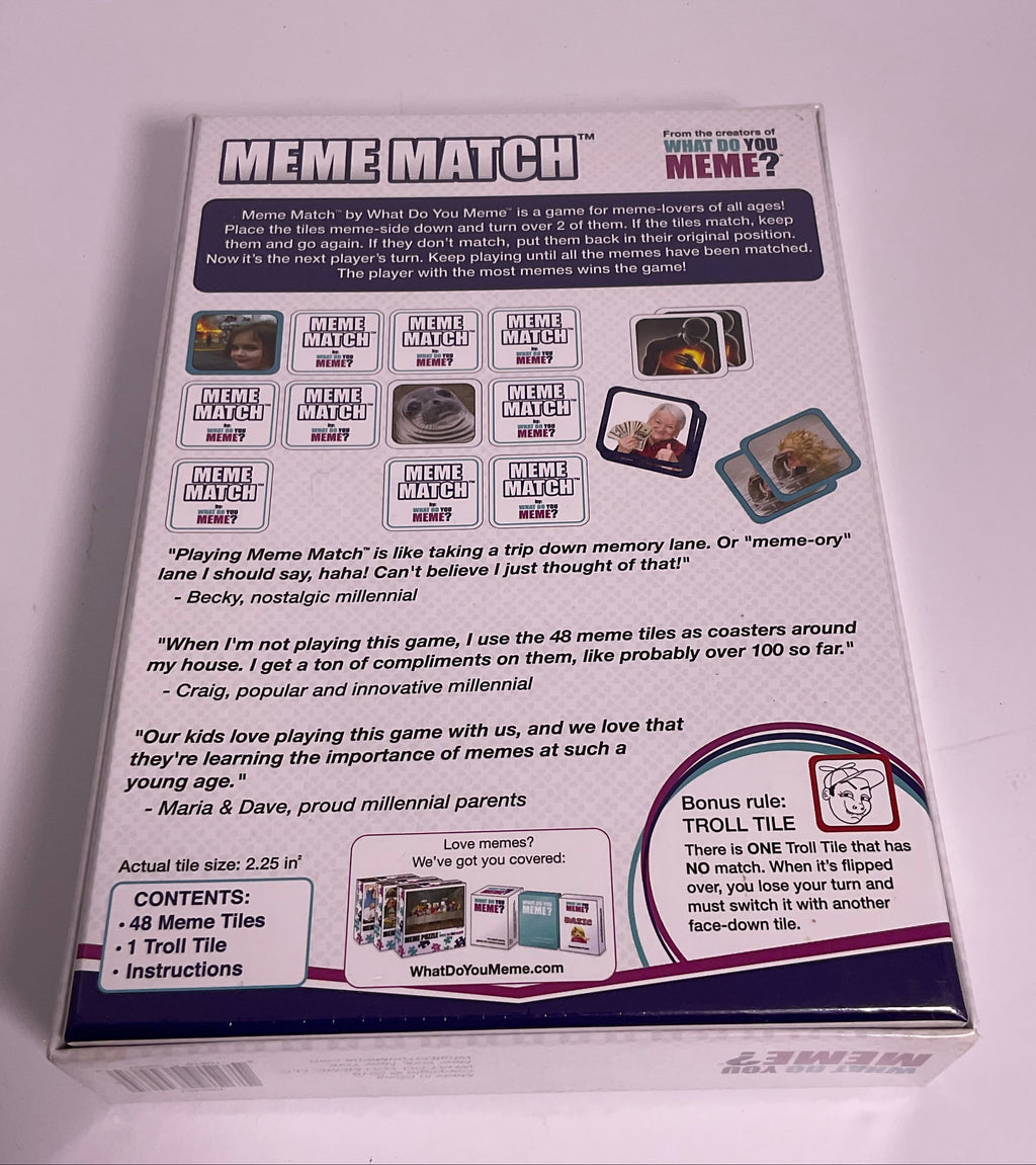 Meme Match Board Game by What Do You Meme Ages 12+