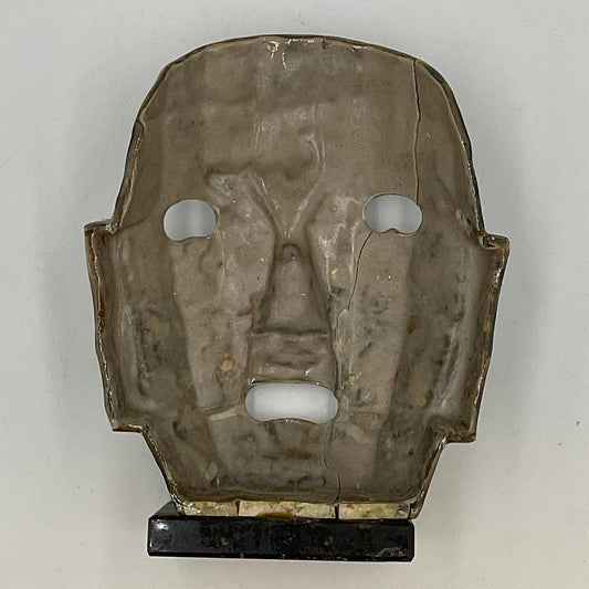 Mayan Style Burial Mask Art Decor Tile Mosaic Sculpture
