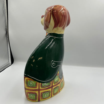 Hand-Painted Ceramic Dog Decorative Figurine