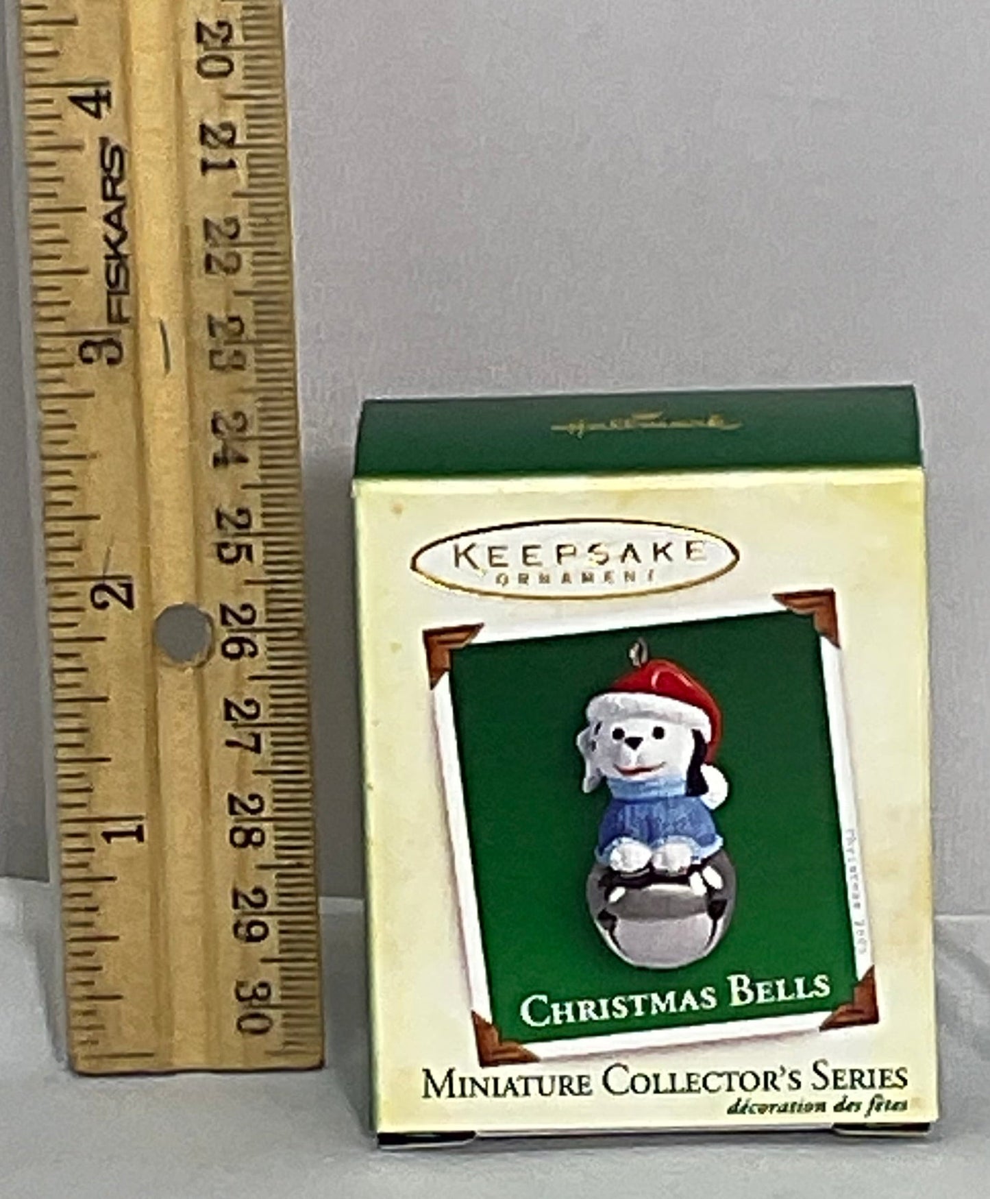 2005 NIB Hallmark Keepsake Miniature Ornament Christmas Bells #11, Pup