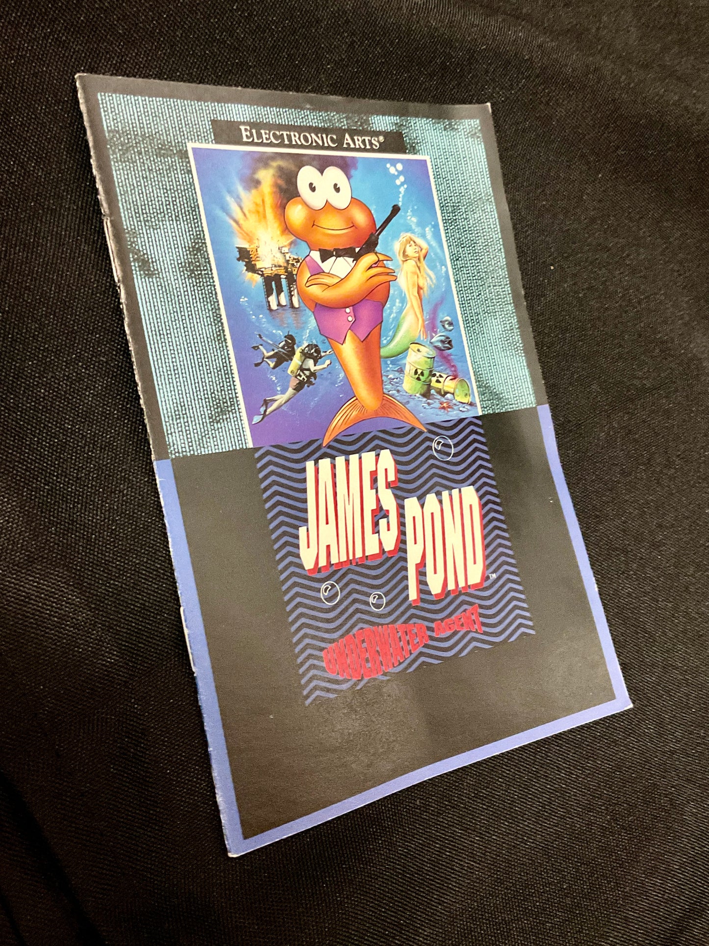 James Pond Undercover Agent Official Sega Genesis Game