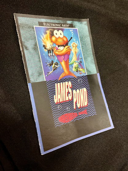 James Pond Undercover Agent Official Sega Genesis Game