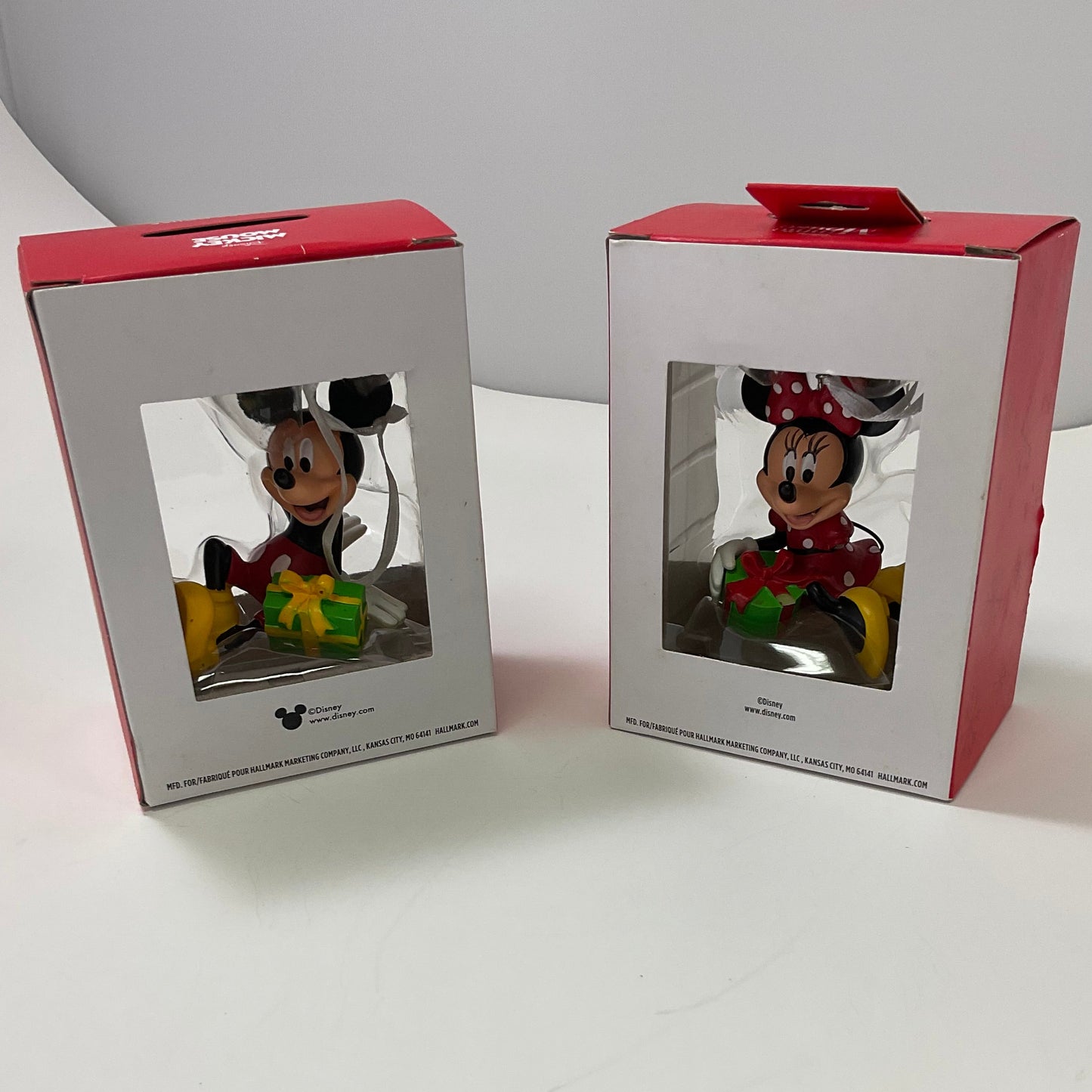 Hallmark Collectible Mickey and Minnie Ornament Set