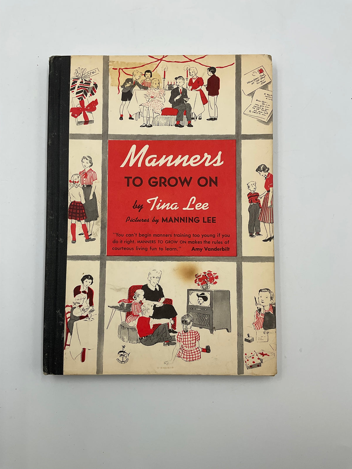 Manners to Grow On by Tina Lee 1955 Doubleday Children's Book