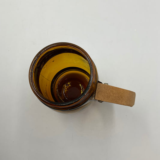 Vintage Siesta Ware Mug Amber Colored Glass