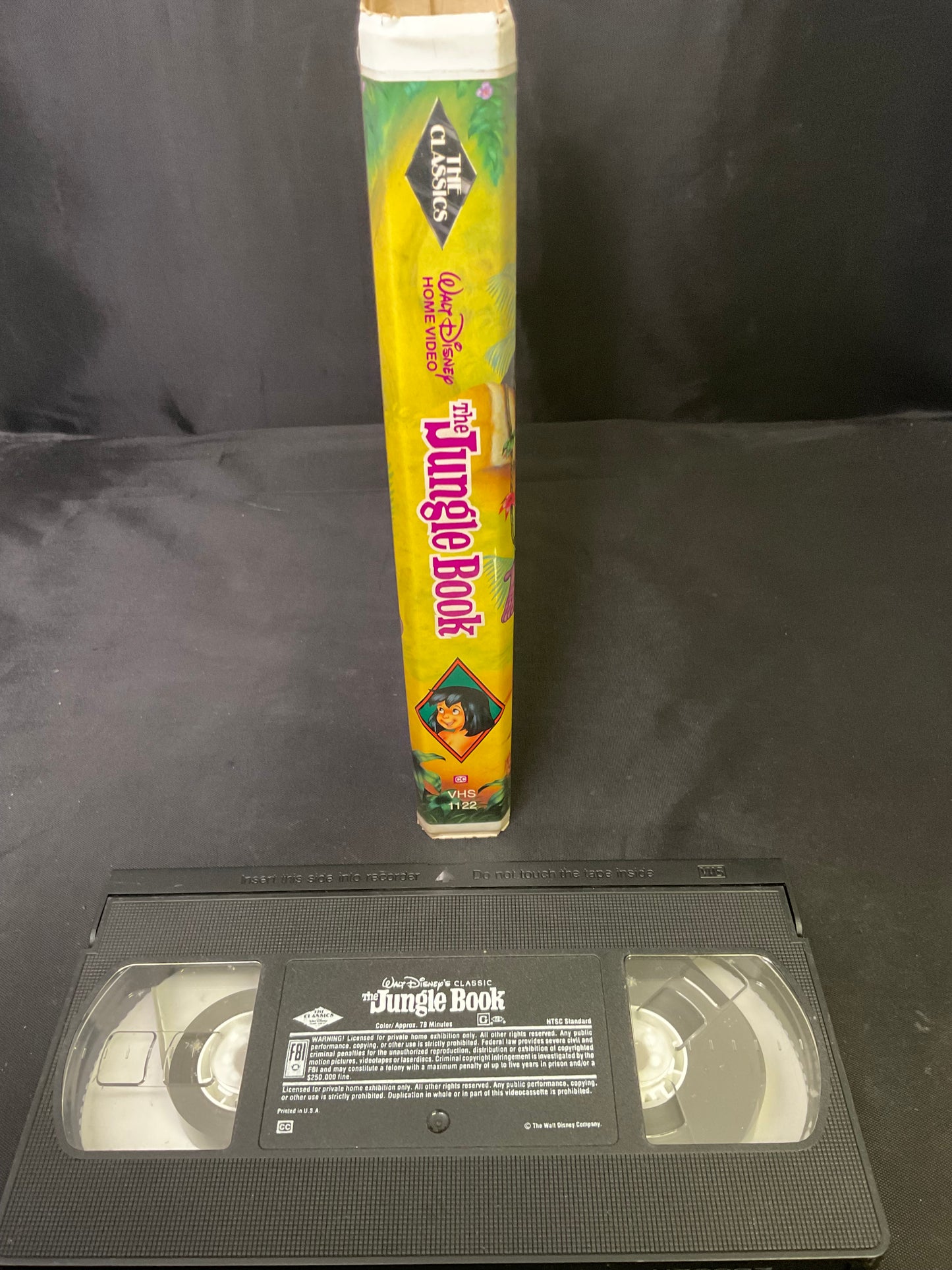 Walt Disney’s Classic The Jungle Book VHS Tape