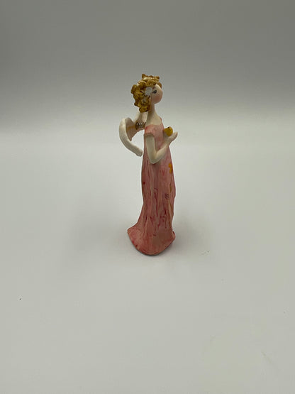Vintage Roman Inc.Figurine Pink Angel 3