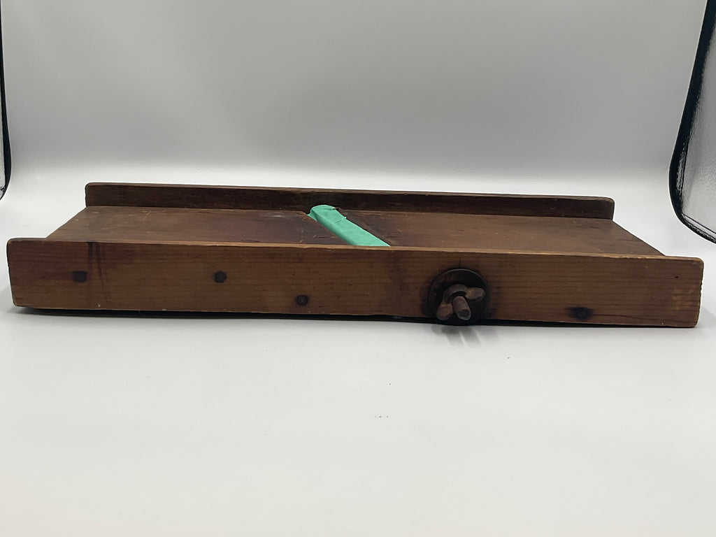 Primitive Wooden Cabbage Kraut Cutter Slaw Slicer Mandolin