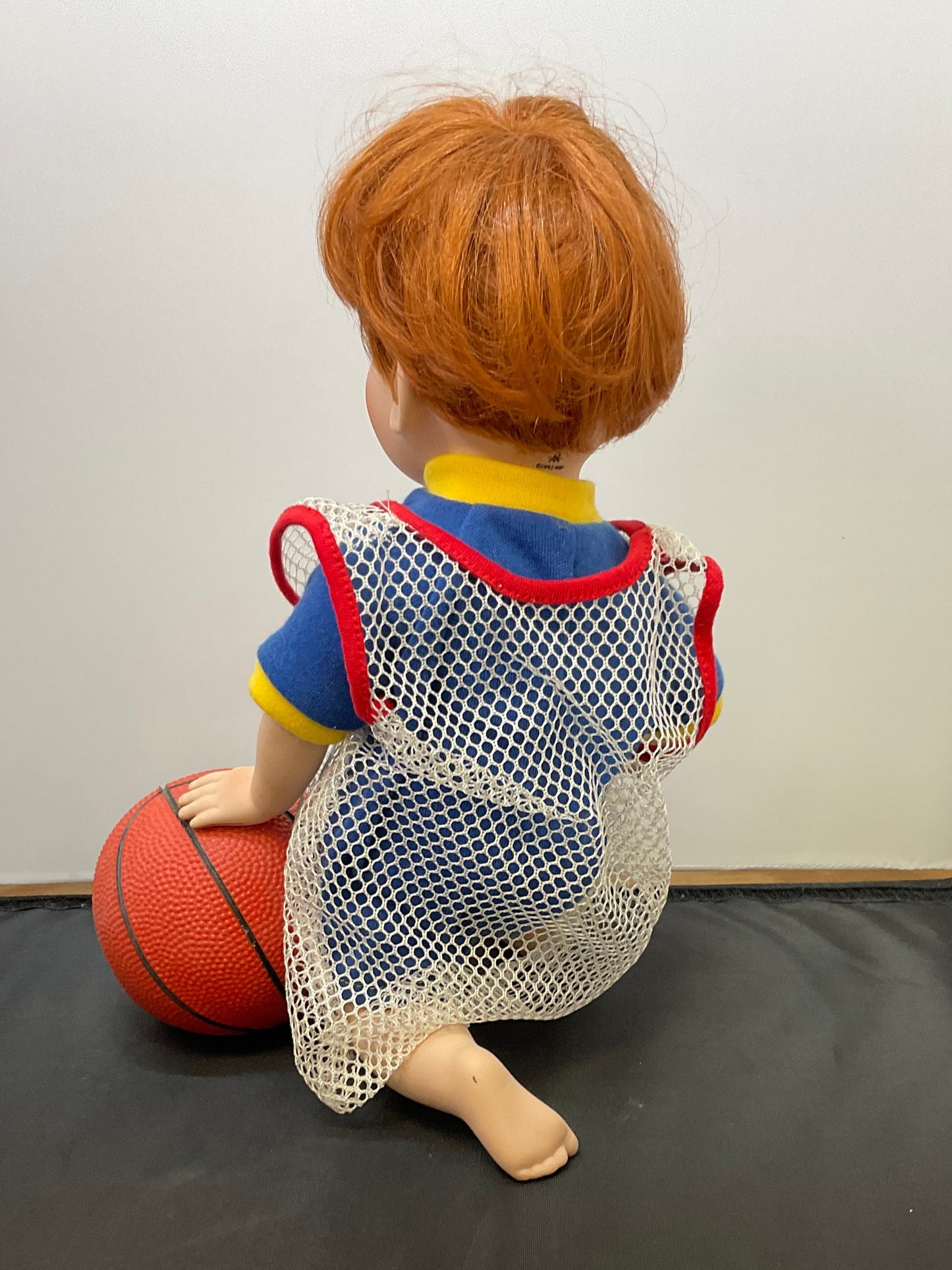 Danbury Mint Porcelain Danny the Basketball Player Doll by Elke Hutchens